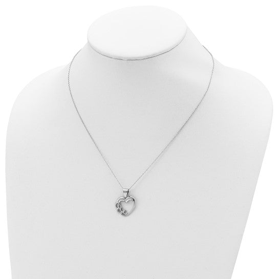 925 Sterling Silver Heart Pendant