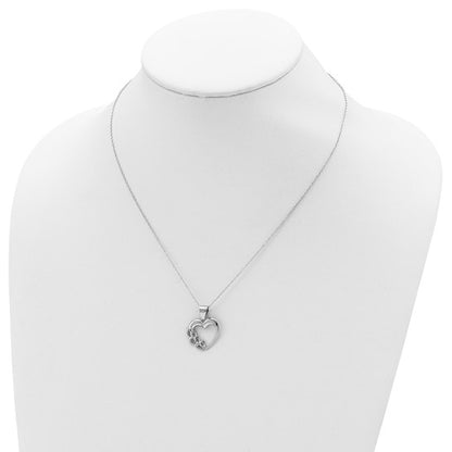 925 Sterling Silver Heart Pendant