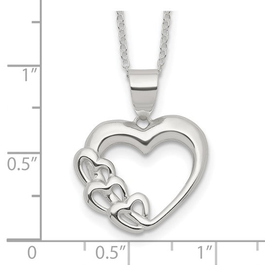 925 Sterling Silver Heart Pendant