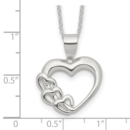 925 Sterling Silver Heart Pendant
