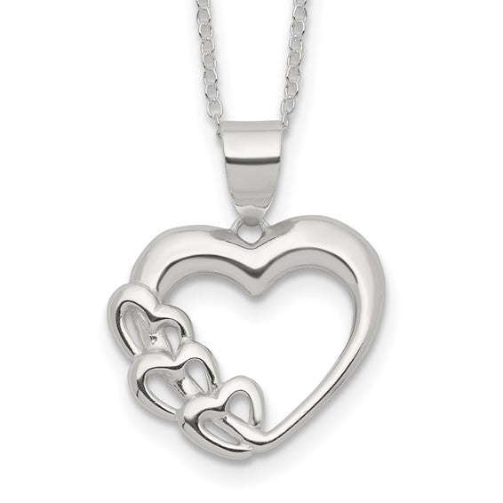 925 Sterling Silver Heart Pendant