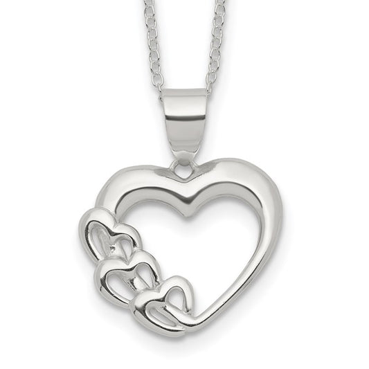 925 Sterling Silver Heart Pendant