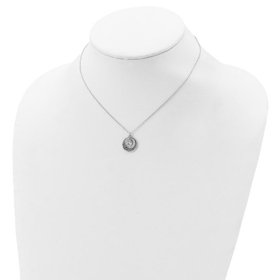 925 Sterling Silver I Love You Mom Pendant