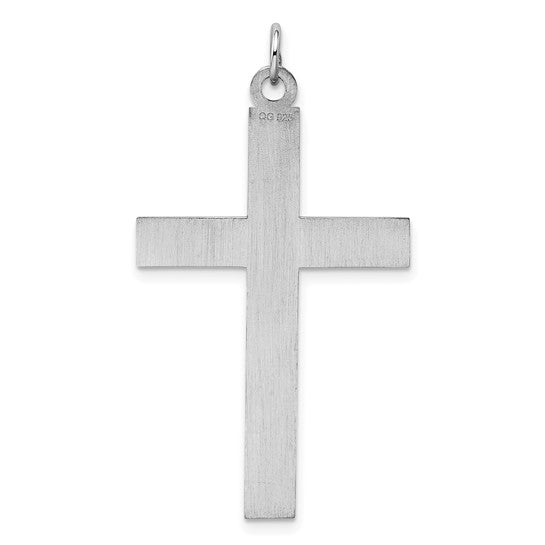 925 Sterling Silver Laser Cut Cross Pendant