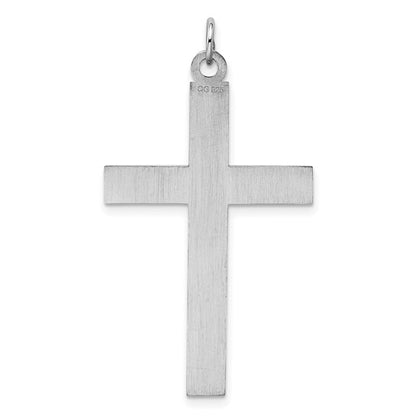 925 Sterling Silver Laser Cut Cross Pendant
