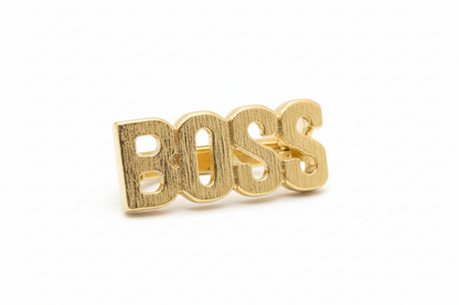 10K Solid Gold Boss Ring - Size 9