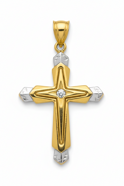 10K Cross Pendant