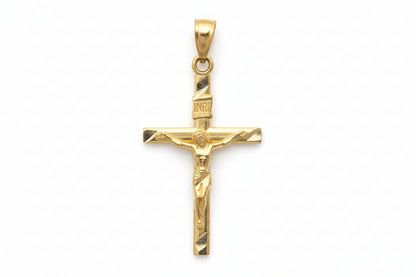 10K Crucifix Pendant