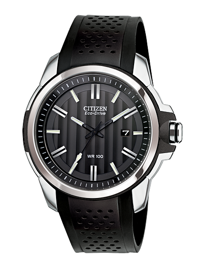 Citizen Eco-Drive Sport Casual Black Face Men's Watch