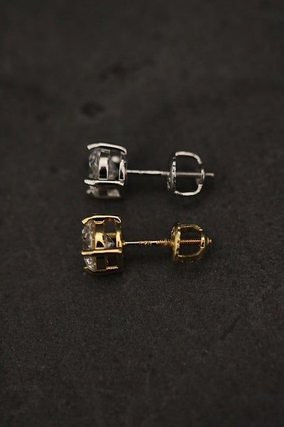 Sterling Silver Moissanite Earrings