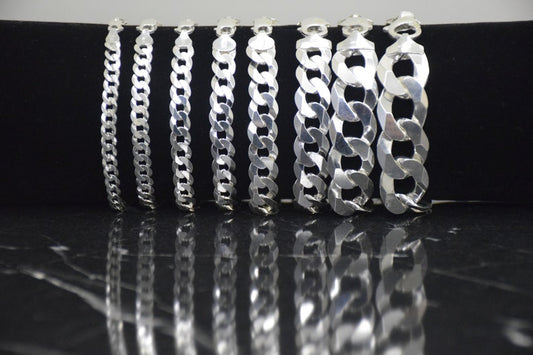 925 Sterling Silver Cuban Bracelet