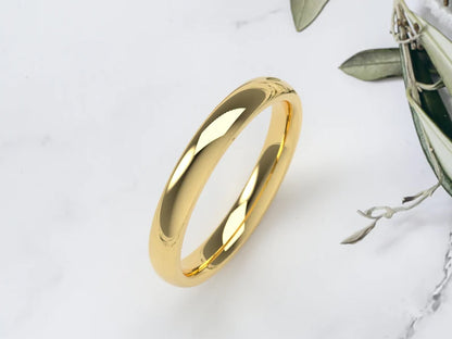 10K Yellow Gold 3MM Wedding Band
