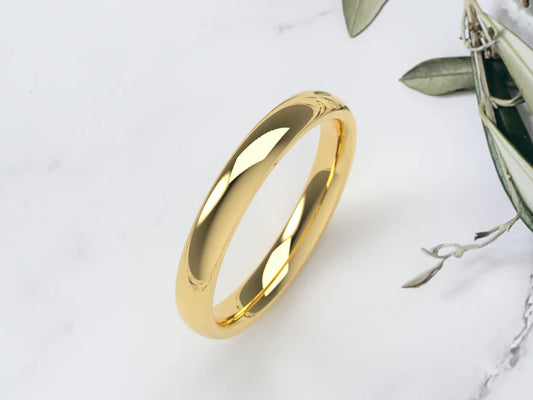 10K Yellow Gold 3MM Wedding Band