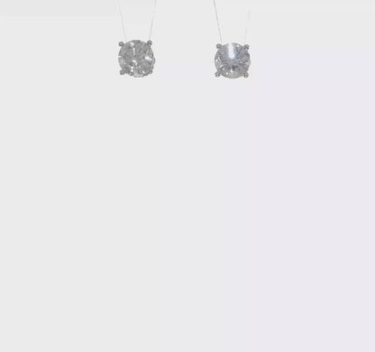 Lab Grown Diamond Studs (3 Carat)