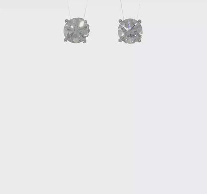 Lab Grown Diamond Studs (6 Carat)